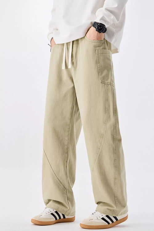 Coupe Ample Jean Taille À Cordon Homme