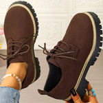 Mocassins À Lacets Plateforme