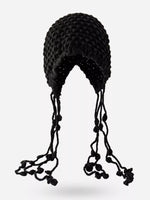 Bonnet Tricoté À Franges