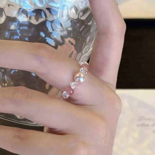 Bague Perle & Cristal