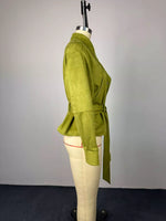 Veste Courte Manches Longues Taille Nouée