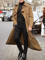 Trench Long Manches Longues Homme