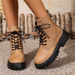 Bottines Style Rangers À Lacets
