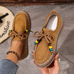 Mocassins Bout Rond Plateforme