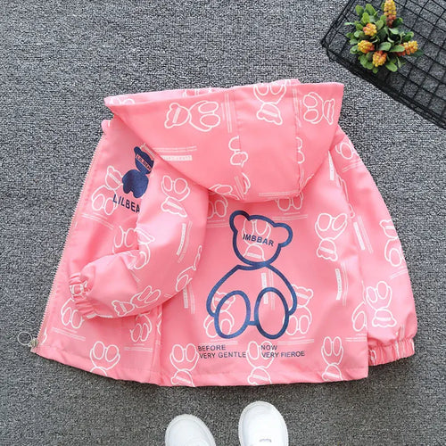 Veste Windbreaker Fille - Col Classique