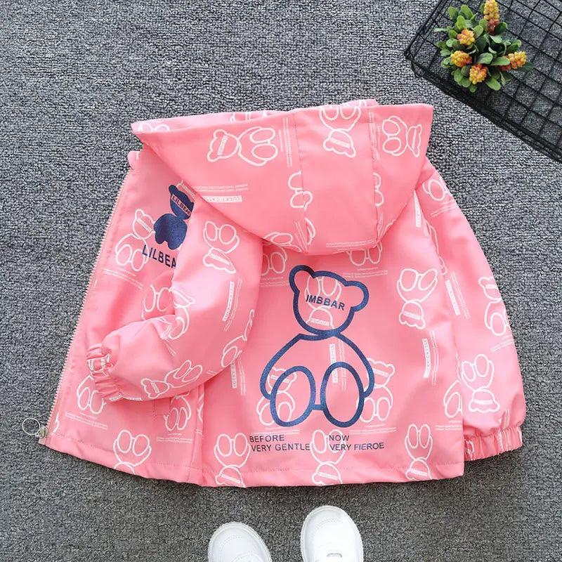 Veste Windbreaker Fille - Col Classique