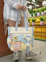 Cabas Color Block Multipoches