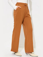 Fendu Pantalon Large Avec Poches