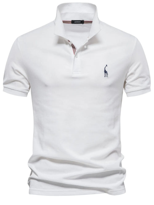 Polo Boutonné Manches Courtes Homme