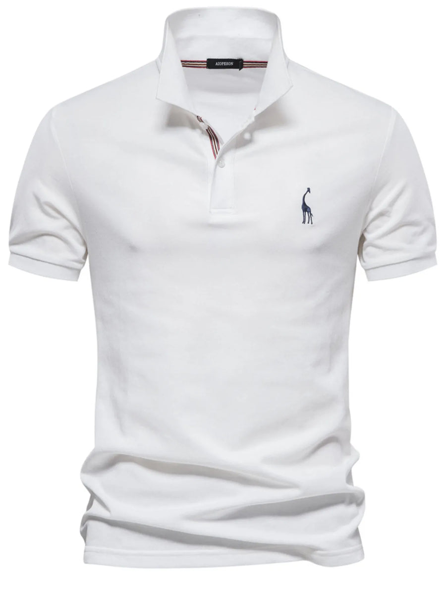 Polo Boutonné Manches Courtes Homme