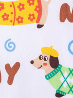 Sweat Manches Raglan Motif Chien Cartoon Enfant