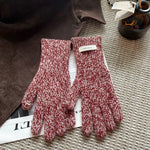 Gants Tricotés Doux Colorés