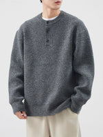 Pull Boutonné Bord-Côte Homme
