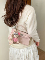 Sac Bandoulière Effet Croco Cuir