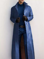 Veste Longue Boutonnée Manches Longues Homme