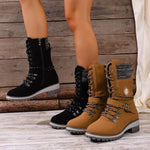 Bottines Style Rangers À Lacets