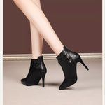 Bottines Bout Pointu Talon Aiguille