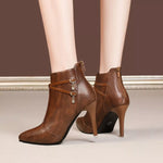 Bottines Bout Pointu Talon Aiguille