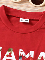 Ensemble T-Shirt " Mama's Boy " & Short Garçon