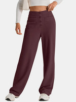 Pantalon Large Taille Haute