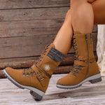 Bottines Style Rangers À Lacets