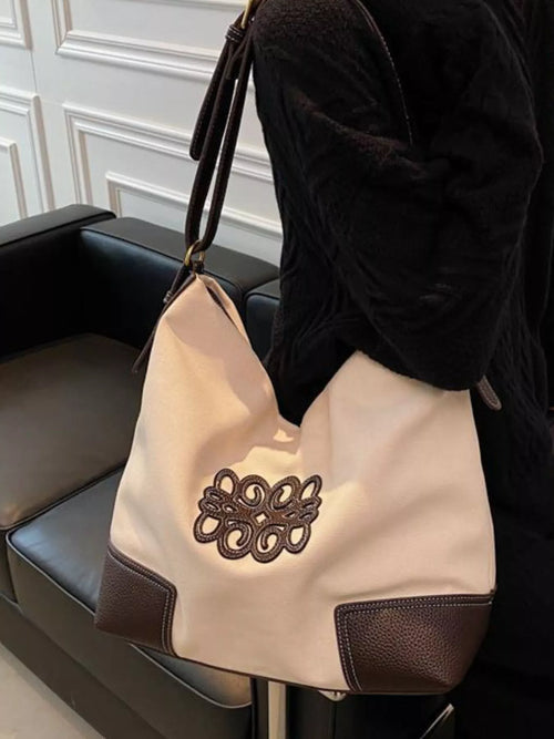 Cabas En Toile Brodée