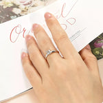 Bague Minimaliste Plaquée Argent