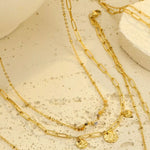 Collier Double Rang Plaqué Or 18K
