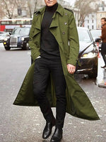 Trench Long Manches Longues Homme
