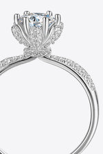 Bague Moissanite 1 Carat - Griffes 6 Points