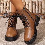 Bottines Style Rangers À Lacets