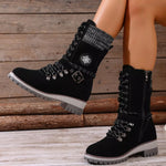 Bottines Style Rangers À Lacets