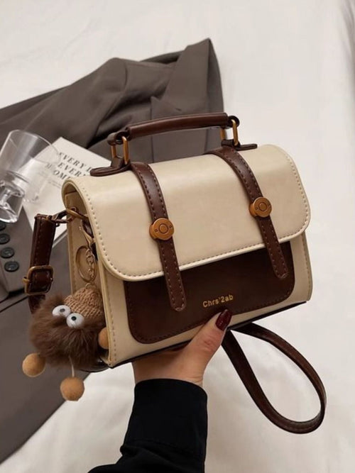 Sac Bandoulière Bicolore À Rabat