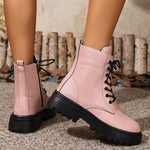 Bottines Style Rangers À Lacets