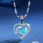Collier Pendentif Cœur Argent 925