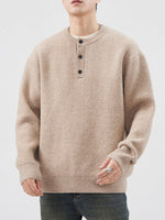 Pull Boutonné Bord-Côte Homme