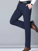 Pantalon Chino Ajusté Homme — Style Business Casual