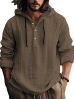Chemise Hoodie en Lin à Capuche — Style Summer Lounge & Chic Décontracté