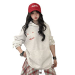 Sweat à Capuche Oversize Minimaliste – Style K-Pop & Kawaii Streetwear