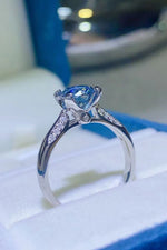 Bague Moissanite 1 Carat - Griffes 4 Points