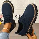 Mocassins À Lacets Plateforme