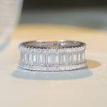 Bague Zircon Argent 925 - Pierre Ronde