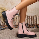 Bottines Style Rangers À Lacets