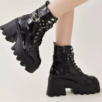 Bottines Plateforme Boucle & Clous