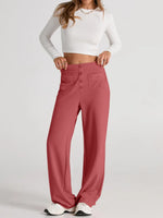 Pantalon Large Taille Haute