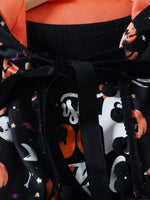 Ensemble Robe Fantôme & Cape à Capuche Halloween Fille