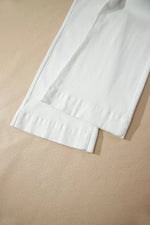 Jean Large Taille Haute Deux Boutons