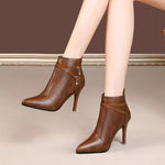 Bottines Bout Pointu Talon Aiguille