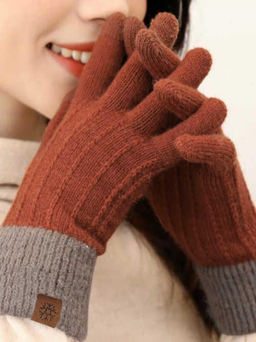 Gants Tricotés Chauds Tactiles