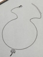 Collier Pendentif Palmier En Zircon
